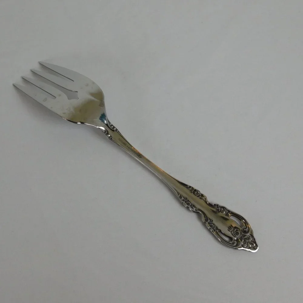 Oneida Brahms Community Stainless 5 Serving Pieces Pie Gravy Sugar Butter Fork